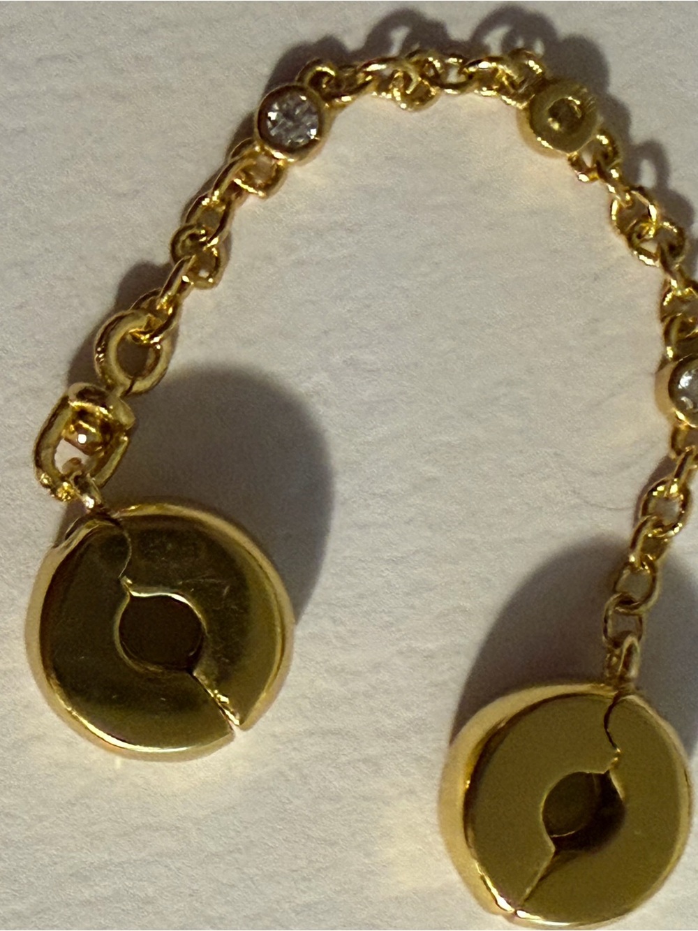 Pandora Triple Stone Safety Chain